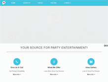 Tablet Screenshot of partypipeline.com